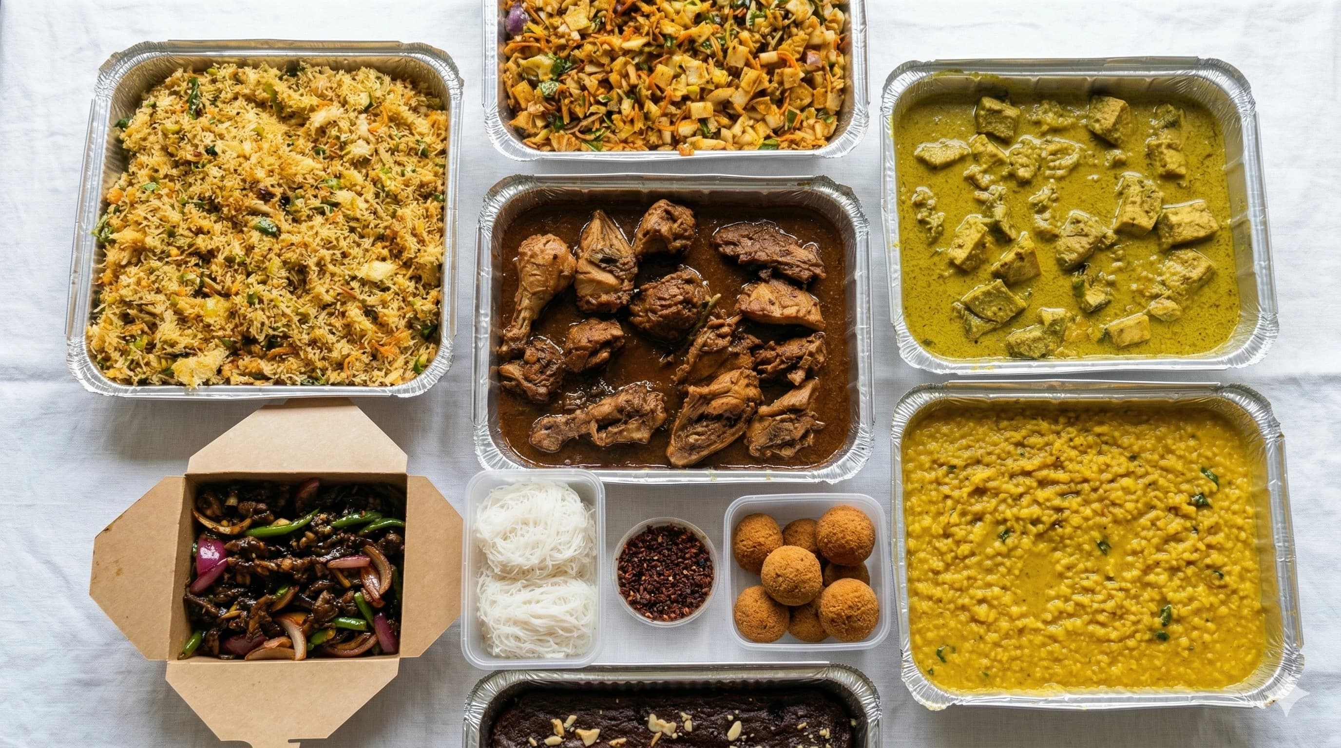 Srilankanskt bufféupplägg